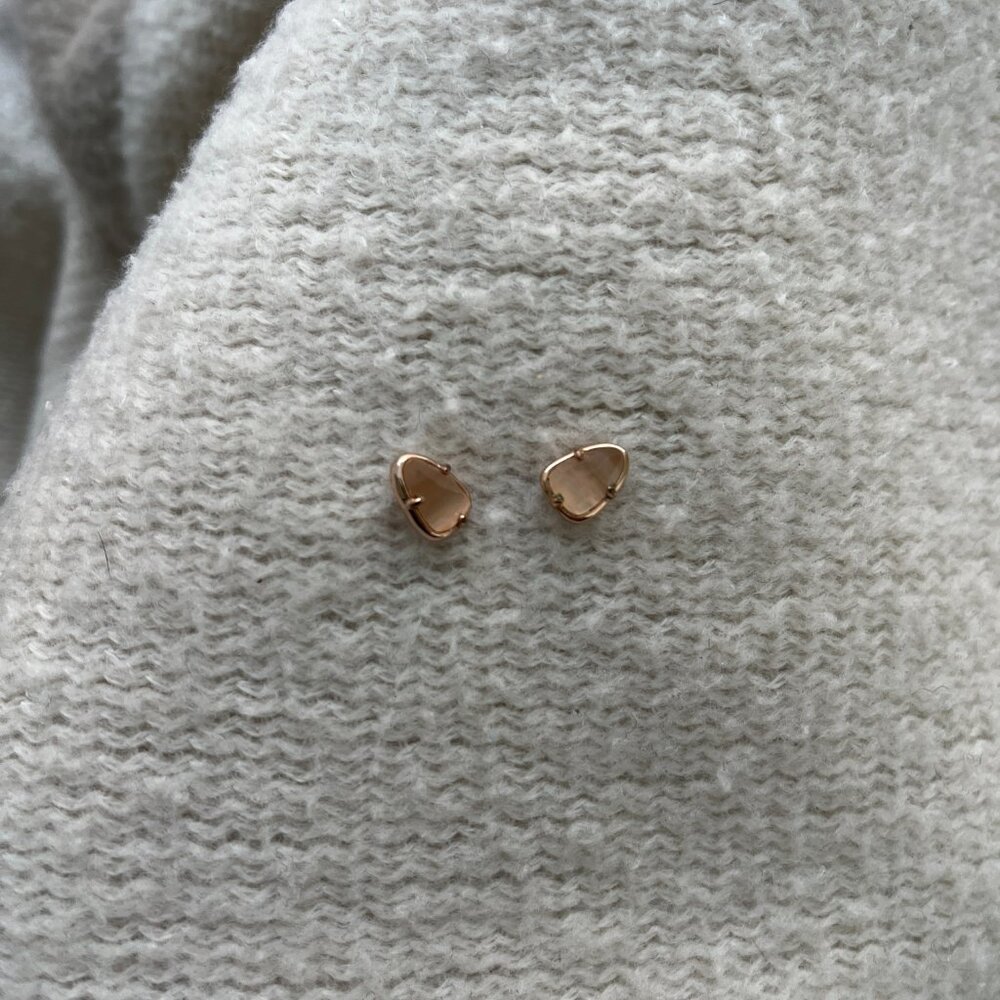 Kendra Scott Rose Gold Stud Earrings